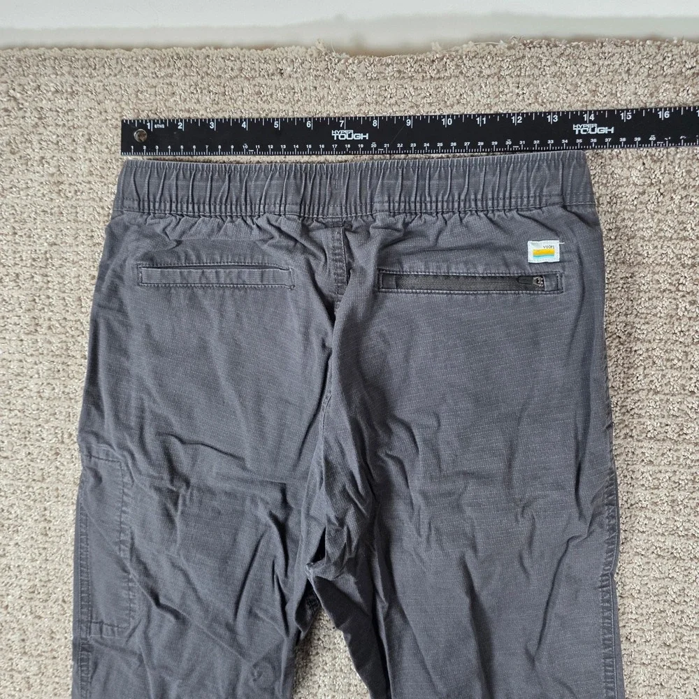 Vuori Mens Ripstop Climber Pant Charcoal Grey Size Small V412 Drawstring Jogger
